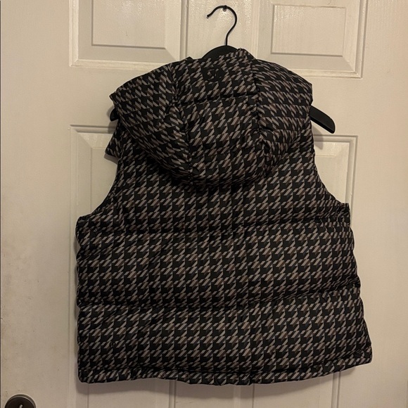 Lululemon Wunder Puff Cropped Vest *Graphic, Horizon Houndstooth Brown Multi, 6 - Picture 4 of 14